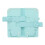 Sgabello pieghevole in ABS blu per bambini, resistente ai graffi e portatile 2