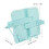 Sgabello pieghevole in ABS blu per bambini, resistente ai graffi e portatile 6