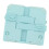 Sgabello pieghevole in ABS blu per bambini, resistente ai graffi e portatile 16