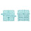 Sgabello pieghevole in ABS blu per bambini, resistente ai graffi e portatile 11