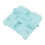 Sgabello pieghevole in ABS blu per bambini, resistente ai graffi e portatile 13