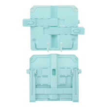 Sgabello pieghevole in ABS blu per bambini, resistente ai graffi e portatile