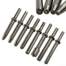 Pneumatic Hammer Riveting Tool Set for Hollow and Solid Rivets, 8 Different Heads, 8 mm Semi-Hollow Head, High Quality