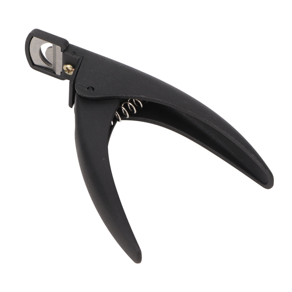 Portable Stainless Steel Nail Tip Cutter for Manicure DIY Black