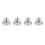 4pcs Stainless Steel Automatic Candle Extinguisher Wick Snuffer Safe Flame Put Out 15