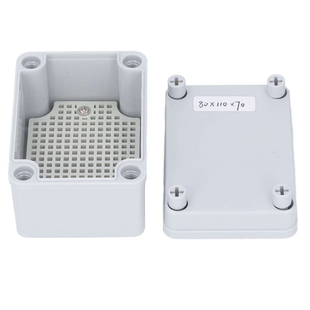 Grey Abs Plastic Ip67 Waterproof Electrical Junction Box Dustproof Enclosure 8481339166360