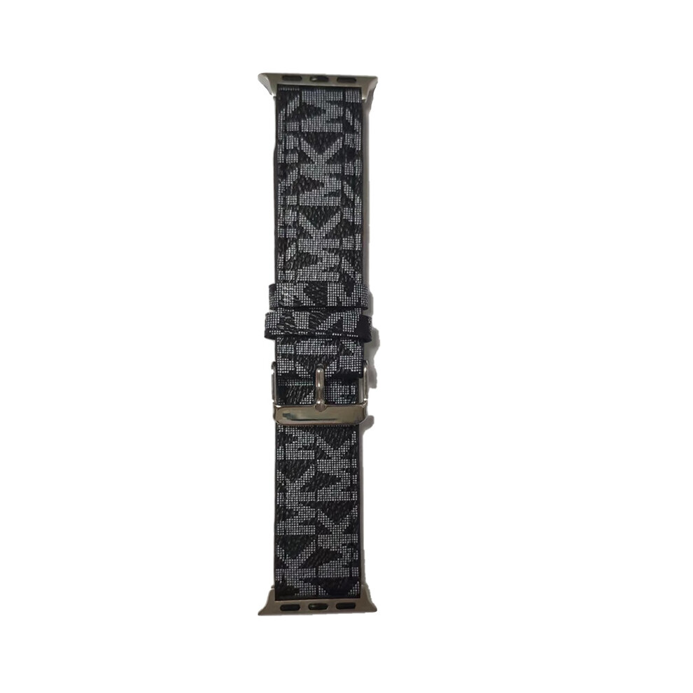 (#5Mk 38/40/41/42(S10)) Compatible With The Apple Watch 10Th Generation Leather Wristband Black 930870415874