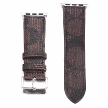 (#3 Dark brown, 42/44/45/46/49mm) Compatible with the apple Watch 10th generation leather wristband