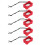 5PCS Pet Training Clicker Adjustable Three Gears 8