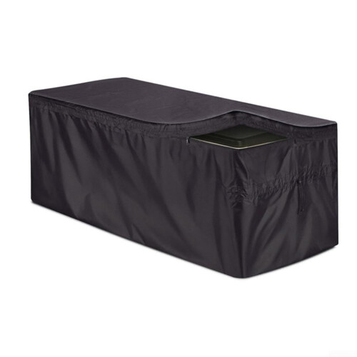 Adjustable Drawstring and Quick Release Fasteners Outdoor Garden Storage Box Cover Small Size Durable Waterproof Protection
