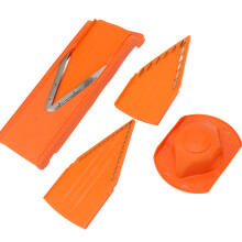 V Blade Mandoline Veggie Slicer Handheld Kitchen Tool with Steel Blade & Guard