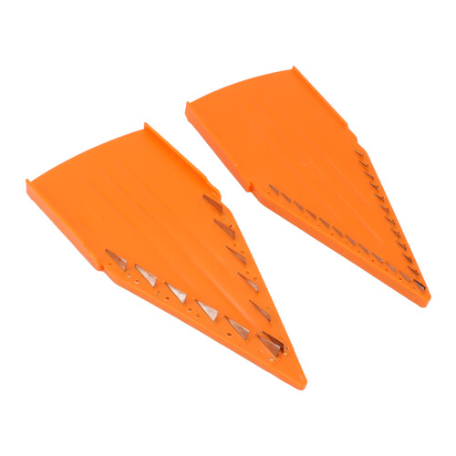 V Blade Mandoline Veggie Slicer Handheld Kitchen Tool with Steel Blade & Guard 2