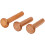 GB109 Copper Full Rivets 1-50pcs Flat Head Brass Rivets M2 50pcs 5mm Solid Copper Rivets for DIY Projects 2