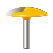 12 mm Router Cutter with 1/2 Inch Diameter, 8 mm Shank, 1.65 Inch Radius for Woodworking, Carbide Burr Tool