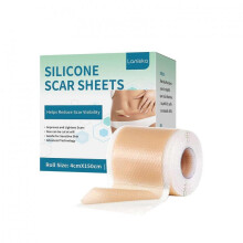 (2pcs) Silicone Scar Sheets, Silicone Scar Tape, Silicone Scar Strips, Professional Scar Removal Sheets for Surgical Scars, C-Section, Burn et