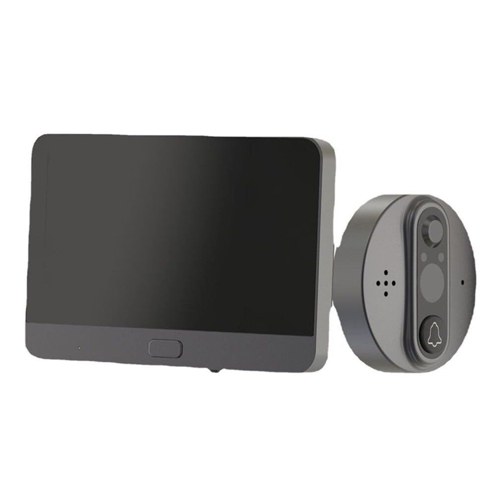 3Mp 1080P Wifi Doorbell Camera With Pir Motion Sensor And 5000 Mah Battery Ir Digital Viewer 6493810609565