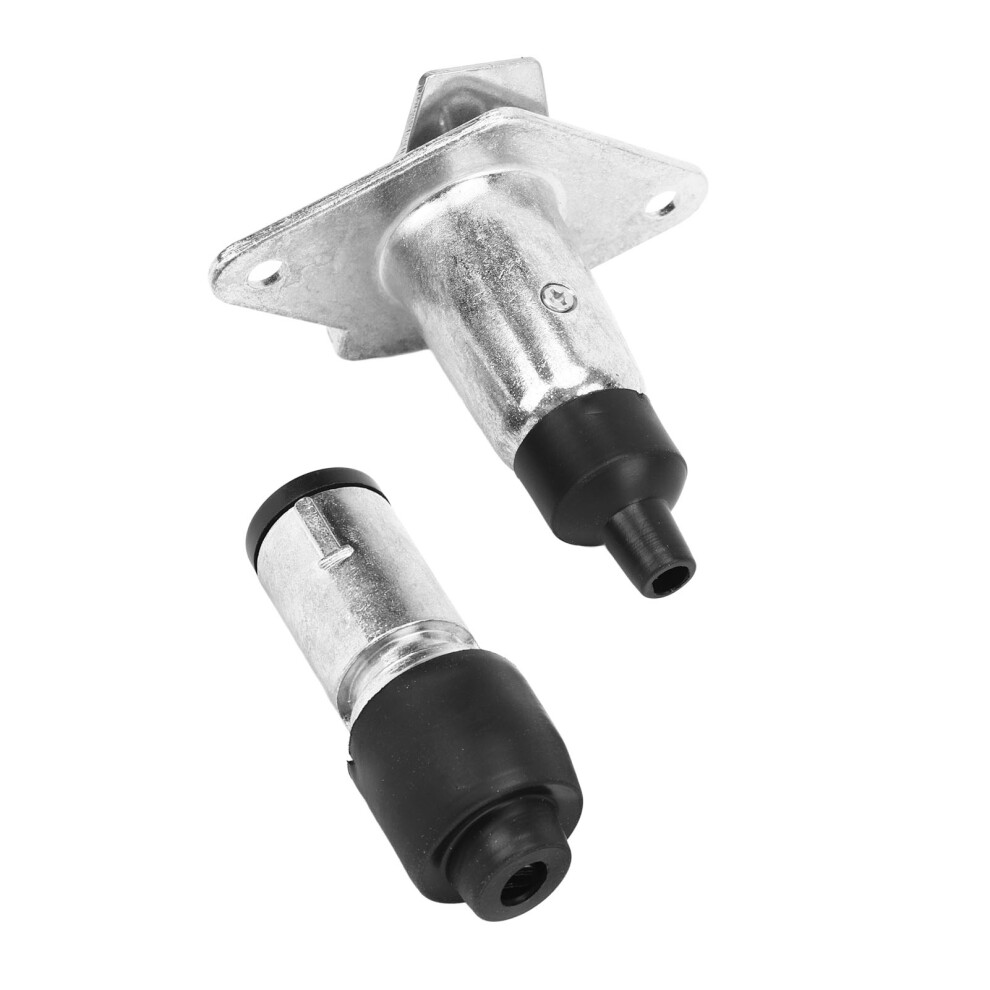 7 Pin Trailer Plug And Socket Kit For Rvs, Caravans, Trailers, Metal Construction 5041339174814