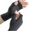 Copper Compression Arthritis Gloves, Fingerless, Anti Slip, Black, S 5