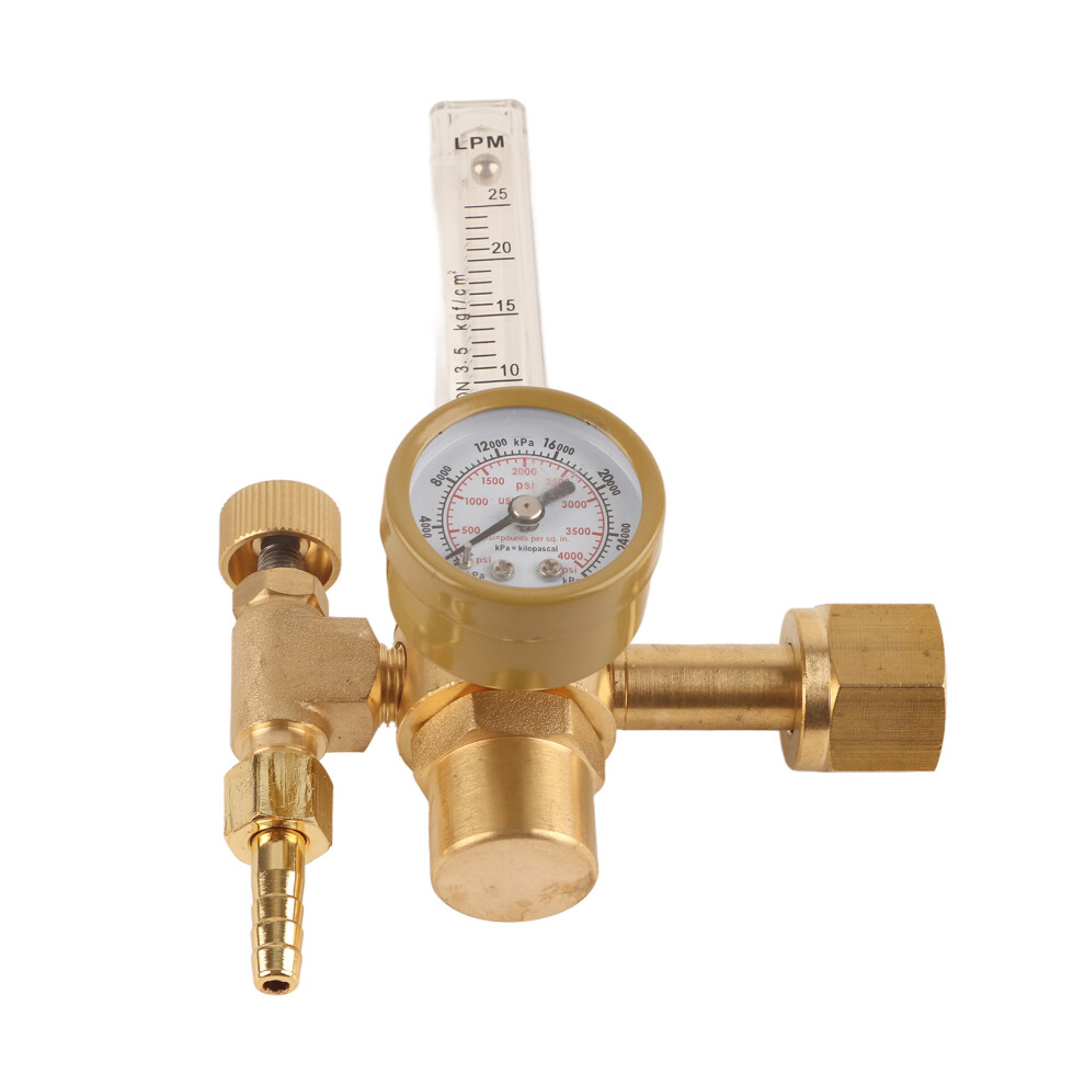 Argon Regulator With Gauge, Brass & Plastic, 4000Psi, 162X27mm 7601339176980