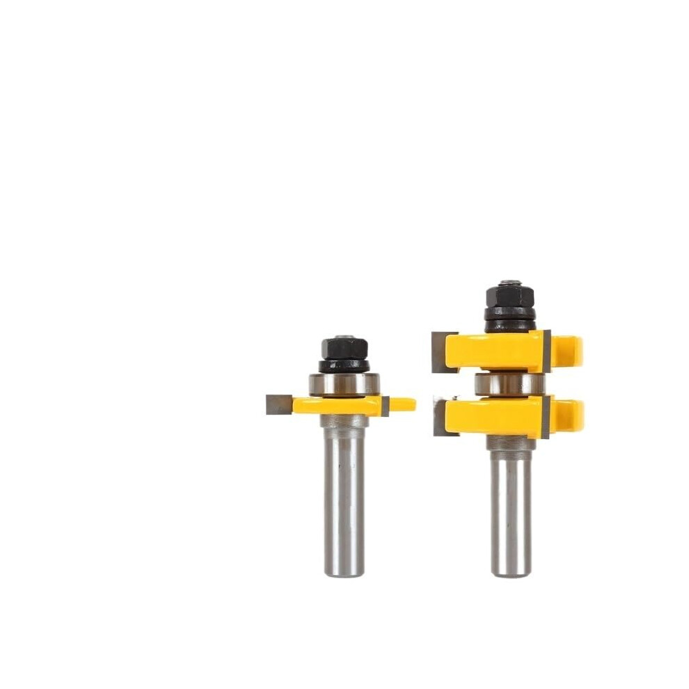 Nut And Feather Router Bit Set 12Mm Shank Â Woodworking Cutter For Dovetail Joints And Joinery Projects 6947110015606