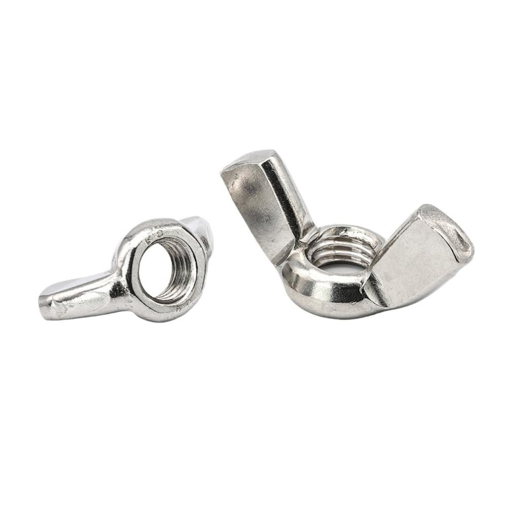 98-Piece Wing Nut Set M3 M4 M5 M6 M8 M10 M12 Stainless Steel Wing Nuts For Drum Bicycles Din315 6276012369570