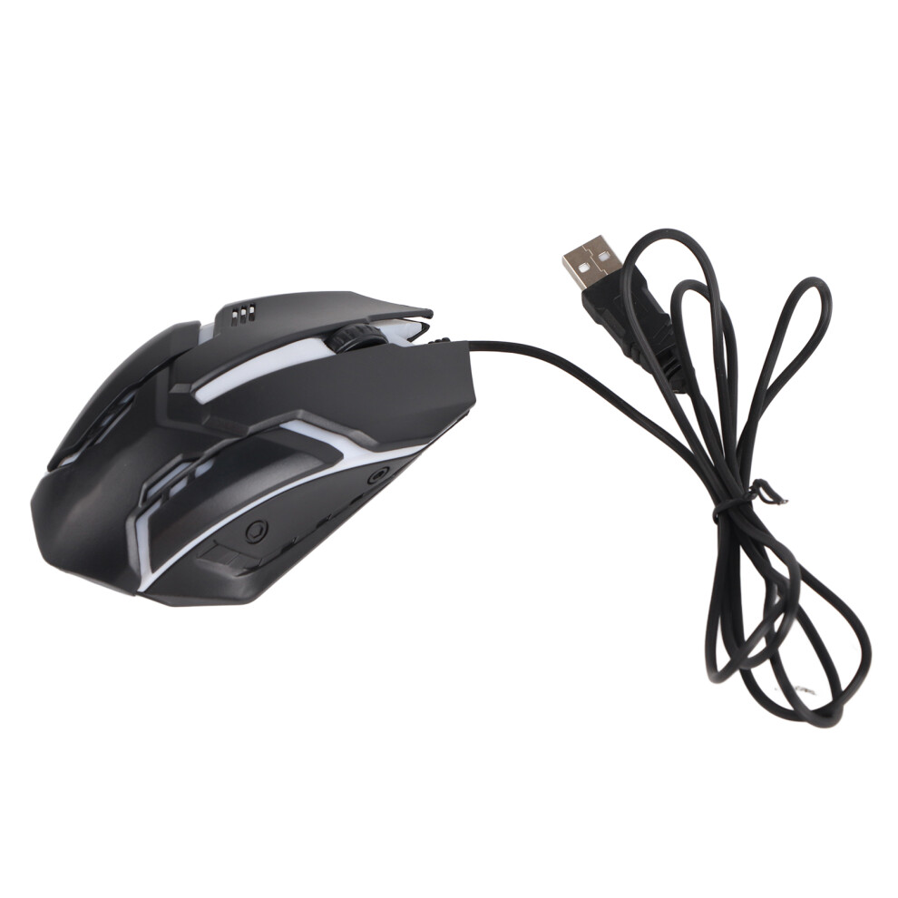 Ms11 1600Dpi Wired Backlight Usb Mouse Ergonomic 9121376373206