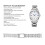 12mm Silver Metal Watch Band Quick Release Strap with Double Clasp 12