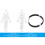 Bracciale antistatico in silicone per jogging e sport, nero 3