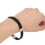 Bracciale antistatico in silicone per jogging e sport, nero 10