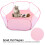 Portable Small Pet Animals Playpen Transparent 14