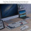 Wireless Keyboard Mouse Combo 2.4G Bluetooth 104 Keys Ergonomic White Blue 11
