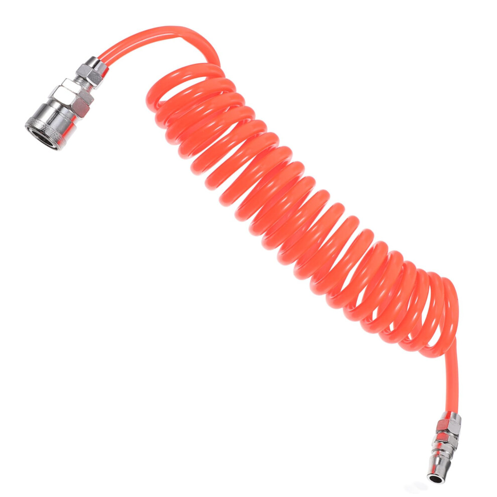 High Pressure Pu Spiral Air Hose With Connectors, Flexible Pu Air Compressor Hose For Pneumatic Applications And Industry 6482260568836