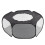 Portable Small Pet Animals Playpen Transparent 2