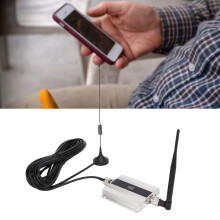 Cell Phone Signal Amplifier 4G 1800MHz Silver High Gain Repeater