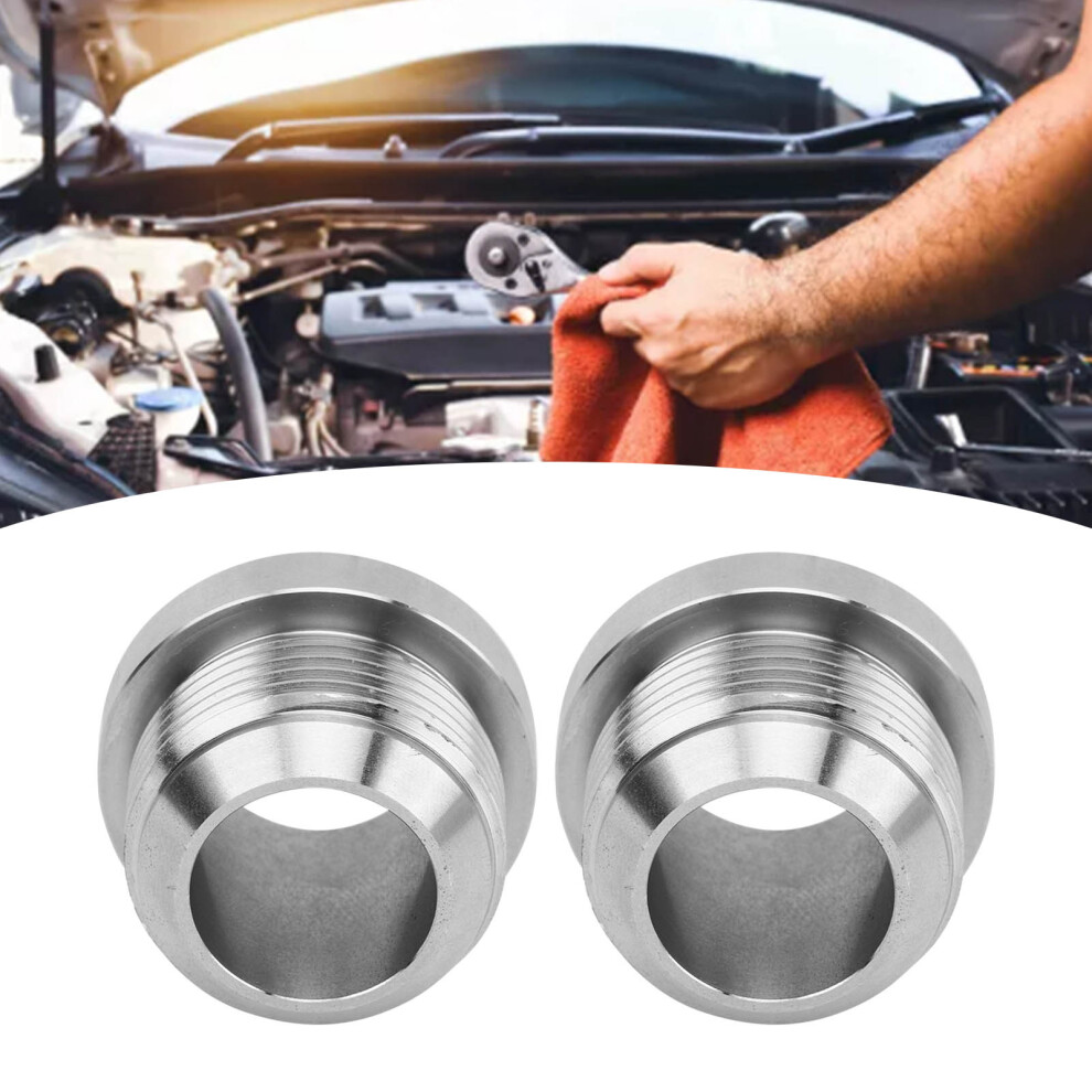 2Pcs Stainless Steel An16 Male Weld On Bung For Fuel Oil Cooler 29Mm 9311339188682