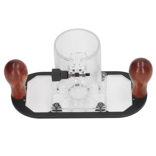 Woodworking Trimmer Base Transparent Plastic 65mm DIY Router Accessory 1