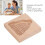 Durable Beech Wood Cookie Press Stamp for Biscuits and Gingerbread 5