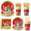 (Pull flag 16pcs) Christmas theme party supplies nutcracker tableware decoration party atmosphere layout props banner tablecloth 3