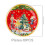 (Blue fork 10pcs) Christmas theme party supplies nutcracker tableware decoration party atmosphere layout props banner tablecloth 5