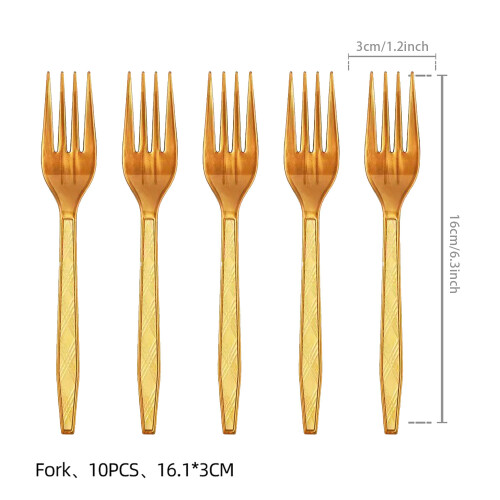 (Blue fork 10pcs) Christmas theme party supplies nutcracker tableware decoration party atmosphere layout props banner tablecloth