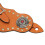 Adjustable Artificial Leather Spur Strap for Horse Riding Brown 10