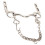 Stainless Steel Horse Mouth Bit Rustproof Easy Control with Hook & Chain 12