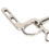 Stainless Steel Horse Mouth Bit Rustproof Easy Control with Hook & Chain 6