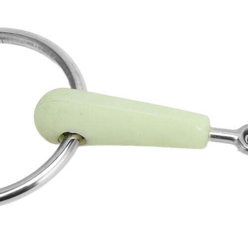 Comfortable Horse Training Bit Loose Ring Rubber Wrapped 2