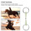 Comfortable Horse Training Bit Loose Ring Rubber Wrapped 13