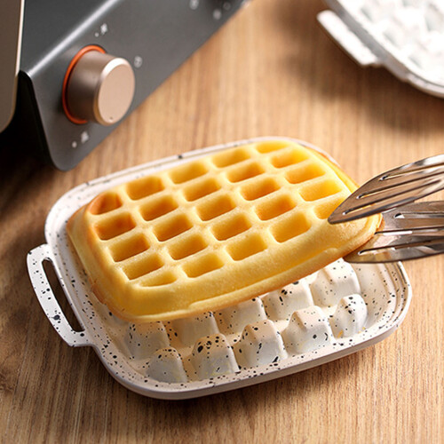 Multifunction Electric Breakfast Machine, Waffle & Sandwich Maker, Aluminum Alloy 2