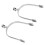 Durable Stainless Steel Horse Spurs with Roller Ball for Training 5
