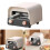 Multifunction Electric Breakfast Machine, Waffle & Sandwich Maker, Aluminum Alloy 16