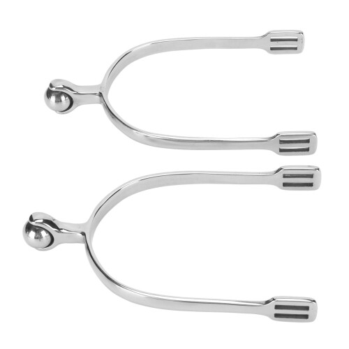 Durable Stainless Steel Horse Spurs with Roller Ball for Training 1