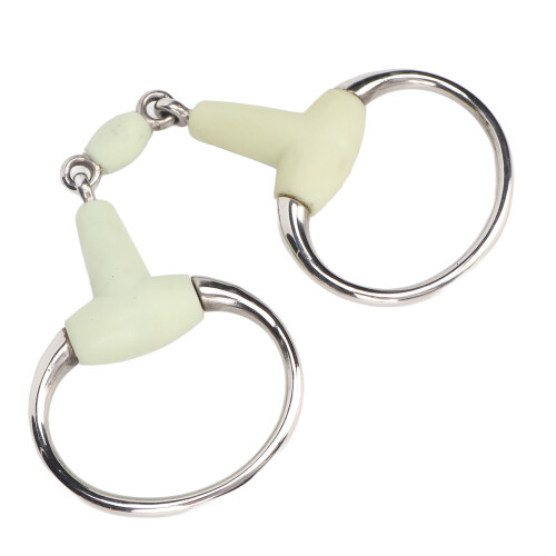 Horse Training Made Easy: Apple-Infused Stainless Steel Snaffle Bit